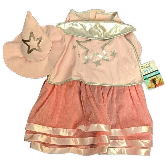 Martha Stewart Pets Pink Witch Costume Dress With Hat Dog Size L NWT - Picture 1 of 5